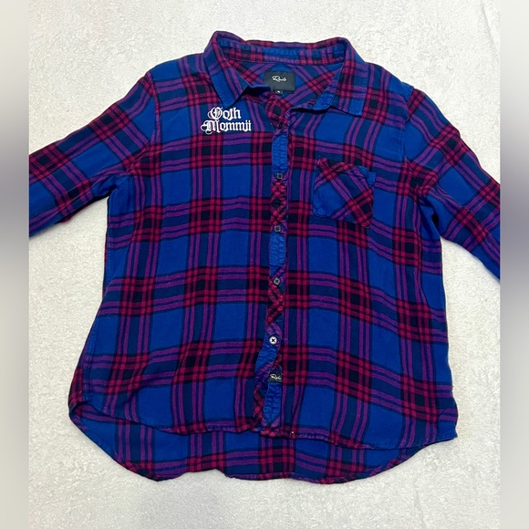 Rails Plaid Hunter 'Goth Mommji' Button Down Top - XL - Picture 2 of 13